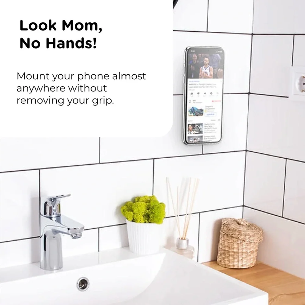 PopSockets PopMount White — Multi-Surface Phone Mount